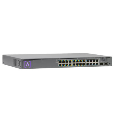 Коммутатор Alta Labs, S24-POE, 24xGb LAN, 2xSFP+, 16xPoE+, BT, Mobile App, IGMP, L2 layer, PoE 240W