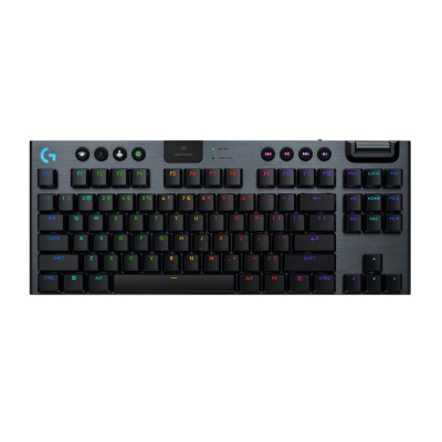Клавиатура Logitech G915 X Lightspeed TKL, GL Clicky switch, 87 keys, EN, 2.4GHz/BT/Cable, Черный Клавиатура Logitech G915 X Lightspeed TKL, GL Clicky switch, 87 keys, EN, 2.4GHz/BT/Cable, Черный