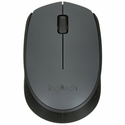 Клавиатура+мышь Logitech MK235 Wireless, 101 keys, EN/RU, 2xAAA, 1000DPI, 1xAA, 2.4 GHz USB, Черный