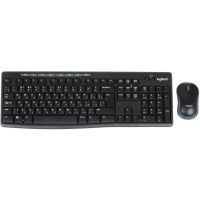 Клавиатура+мышь Logitech MK270 Wireless, 112 keys, EN/RU, 2xAAA, 1000DPI, 1xAA, 2.4 GHz USB, Черный