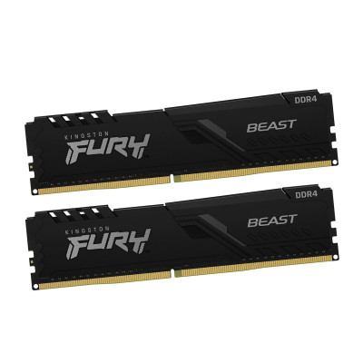 Модуль памяти Kingston Fury Beast KF432C16BB1K2/32WP DDR4 DIMM 32Gb KIT (2x16) 3200MHz CL16