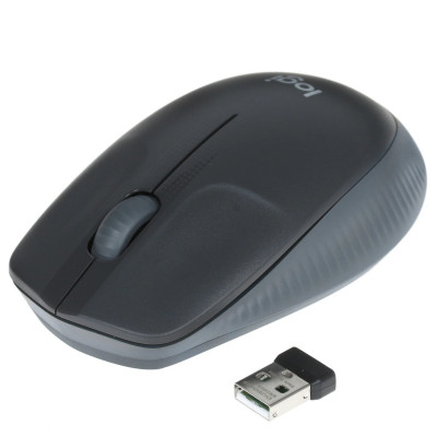 Мышь Logitech M190 Wireless, Оптическая, 1000DPI, 1xAA, USB, 2.4 GHz, Черный