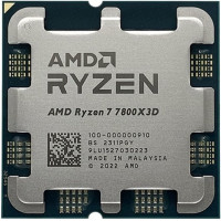 Процессор CPU AMD Ryzen 7 7800X3D, 4.2GHz/ 8core/ 16thread/ 8+96Mb/ 120W Socket AM5, WOF Процессор CPU AMD Ryzen 7 7800X3D, 4.2GHz/ 8core/ 16thread/ 8+96Mb/ 120W Socket AM5, WOF
