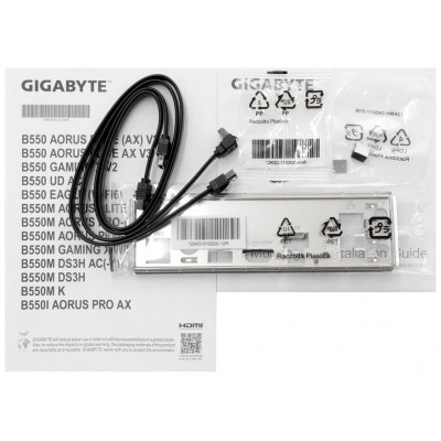 Материнская плата GIGABYTE B550 EAGLE, AM4, B550, 4xDDR4, PCIe4.0, HDMI, 2xM.2, GLAN, ATX