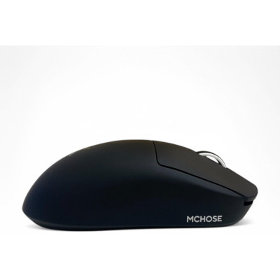 Мышь MCHOSE A7 Pro, Black, PAW3395-26Kdpi, 500mAh, 2.4/BT/USB, 59g