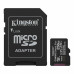 Карта памяти microSDXC 256GB, Kingston SDCS3/256GB, Canvas Select Plus Gen3, A1, 100M/s, +adapter