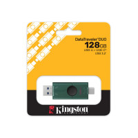 Флэш-накопитель Kingston 128Gb USB3.2 Gen2 + Type-C, Data Traveler Duo (Black) Флэш-накопитель Kingston 128Gb USB3.2 Gen2 + Type-C, Data Traveler Duo (Black)