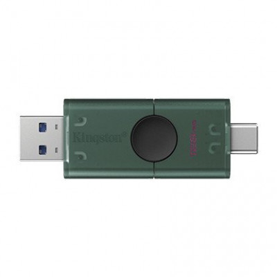 Флэш-накопитель Kingston 128Gb USB3.2 Gen2 + Type-C, Data Traveler Duo (Black) Флэш-накопитель Kingston 128Gb USB3.2 Gen2 + Type-C, Data Traveler Duo (Black)