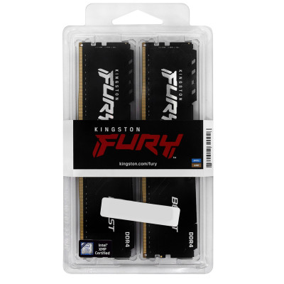Модуль памяти Kingston Fury Beast KF432C16BBK2/16WP DDR4 DIMM 16Gb KIT (2x8) 3200 MHz CL16