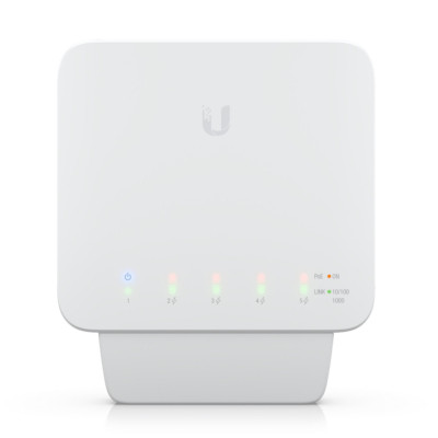 Коммутатор Ubiquiti UniFi Swith Flex USW-FLEX, 5-port RJ45 1000Mb, всепогодный