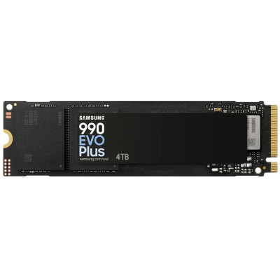 Твердотельный накопитель 4Tb SSD Samsung 990 EVO Plus, M.2 PCIe5.0, TBW 2400, R7250MB/s W6300MB/s