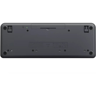 Клавиатура Logitech K250 Wireless, 99 keys, EN/RU, 2xAAA, BT 5.1, Черный