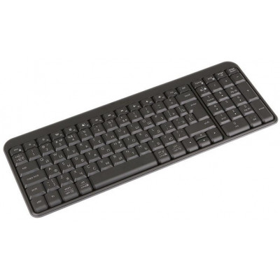 Клавиатура Logitech K250 Wireless, 99 keys, EN/RU, 2xAAA, BT 5.1, Черный