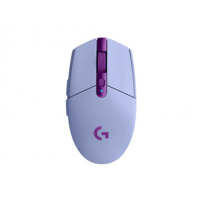 Мышь Logitech G305 Lightspeed Wireless,12000dpi, 1000Hz, 1xAA, USB receiver, 5 buttons, 99 g,Фиолет Мышь Logitech G305 Lightspeed Wireless,12000dpi, 1000Hz, 1xAA, USB receiver, 5 buttons, 99 g,Фиолет