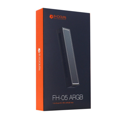 Разветвитель Fan Hub ID-Cooling FH-05 ARGB, 5x 3-pin Addressable RGB, 5V