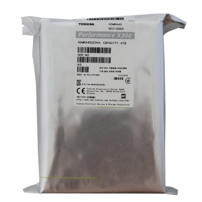 Жёсткий диск HDD 4 Tb SATA 6Gb/s Toshiba X300 HDWR440UZSVA 3.5