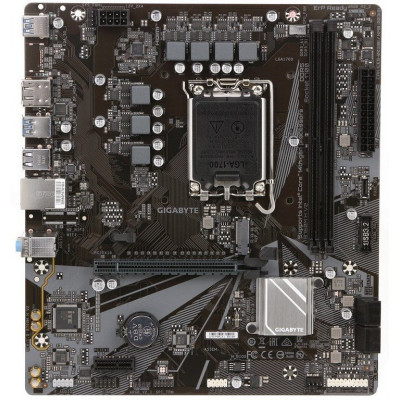 Материнская плата GIGABYTE B760M H V2, LGA1700, B760, HDMI+DP, 2xDDR5, M.2, 4xSATA, MATX