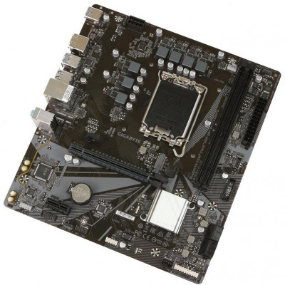 Материнская плата GIGABYTE B760M H V2, LGA1700, B760, HDMI+DP, 2xDDR5, M.2, 4xSATA, MATX Материнская плата GIGABYTE B760M H V2, LGA1700, B760, HDMI+DP, 2xDDR5, M.2, 4xSATA, MATX
