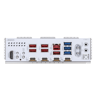 Материнская плата GIGABYTE X870E AORUS PRO X ICE, AM5 X870E, 4xDDR5, PCIe5.0, HDMI+2xUSB4, 4xM.2