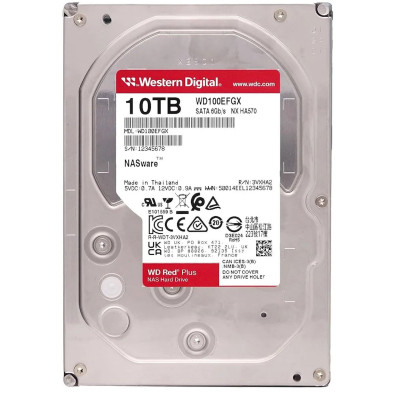 Жёсткий диск HDD 10Tb SATA 6Gb/s Western Digital Red WD100EFGX, 3.5 Жёсткий диск HDD 10Tb SATA 6Gb/s Western Digital Red WD100EFGX, 3.5
