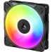 Кулер для корпуса ARCTIC P12 Pro Reverse A-RGB (Black), ACFAN00322A, 12cm, 600-3000rpm, 4Pin, Fluid