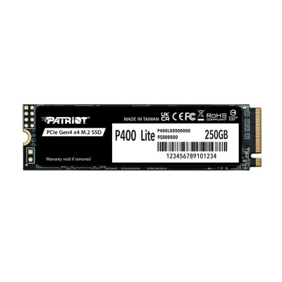 Твердотельный накопитель SSD 250 Gb M.2 PCI-E Patriot P400 Lite P400LP250GM28H, R3200/W1300