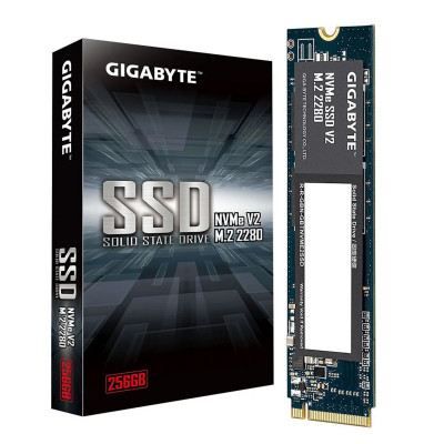 Твердотельный накопитель SSD 256 Gb PCI-E 3.0 GIGABYTE G3NVMEV2256G, M.2 2280, NVMe 1.4, R3200/W1200