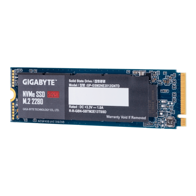 Твердотельный накопитель SSD 512Gb, PCIe3.0x4, GIGABYTE G3NVME512G, M.2 2280, NVMe1.3, R1900/W1200 Твердотельный накопитель SSD 512Gb, PCIe3.0x4, GIGABYTE G3NVME512G, M.2 2280, NVMe1.3, R1900/W1200
