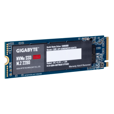 Твердотельный накопитель SSD 512Gb, PCIe3.0x4, GIGABYTE G3NVME512G, M.2 2280, NVMe1.3, R1900/W1200 Твердотельный накопитель SSD 512Gb, PCIe3.0x4, GIGABYTE G3NVME512G, M.2 2280, NVMe1.3, R1900/W1200