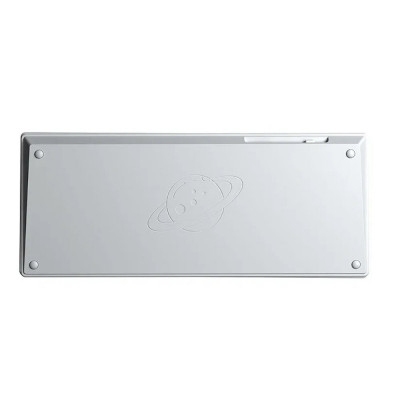 Клавиатура AULA Hi75C Pro, White+Brown, mechanical, Turquoise switch, EN/RU/KZ, 2.4/BT/USB-C