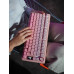 Клавиатура AULA S75 Pro Pink, mechanical, Gray wood switch, EN, 2.4/BT/USB-C
