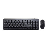 Комплект клавиатура+мышь AULA AC209, Black, 104 keys, EN/RU, 1000DPI, 1.5 m, Wired USB Комплект клавиатура+мышь AULA AC209, Black, 104 keys, EN/RU, 1000DPI, 1.5 m, Wired USB
