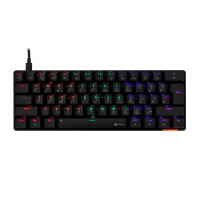 Клавиатура Meetion MK005 Black, Mechanical, Blue switch, 61 keys EN/RU/KZ, Cable USB-C Клавиатура Meetion MK005 Black, Mechanical, Blue switch, 61 keys EN/RU/KZ, Cable USB-C