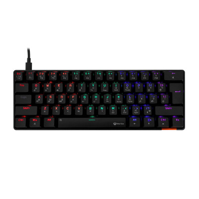 Клавиатура Meetion MK005 Black, Mechanical, Blue switch, 61 keys EN/RU/KZ, Cable USB-C Клавиатура Meetion MK005 Black, Mechanical, Blue switch, 61 keys EN/RU/KZ, Cable USB-C