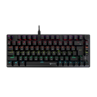 Клавиатура Meetion MK006 Pro Black, Mechanical, Red switch, 81 keys EN/RU/KZ, Cable USB-C Клавиатура Meetion MK006 Pro Black, Mechanical, Red switch, 81 keys EN/RU/KZ, Cable USB-C