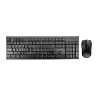 Клавиатура+мышь Meetion C4120Little Black, Wireless, Membrane, 104 keys EN/RU/KZ, 1xAAA, 1xAA, 2.4G