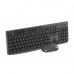Клавиатура+мышь Meetion CW295 Black, Wireless, Membrane, 112 keys EN/RU/KZ, 1xAAA, 1xAA, 2.4G