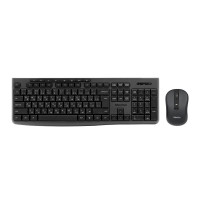 Клавиатура+мышь Meetion CW295 Black, Wireless, Membrane, 112 keys EN/RU/KZ, 1xAAA, 1xAA, 2.4G