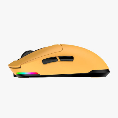 Мышь Meetion GW24 White, Wireless, Оптическая, 8000DPI, 600mAh, 5 Button, USB-C, 2.4 GHz/BT