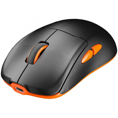 Мышь Meetion GW39 Black, Wireless, Оптическая, PAW3395, 26000DPI, 400mAh, 5 Button, USB, 2.4 GHz/BT