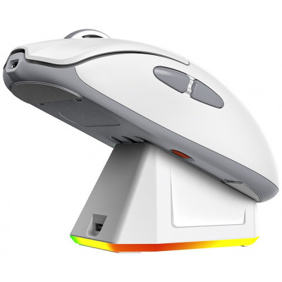 Мышь Meetion GW39 White Wireless, Оптическая, PAW3395, 26000DPI, 400mAh, 5 Button, USB, 2.4 GHz/BT