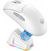 Мышь Meetion GW39 White Wireless, Оптическая, PAW3395, 26000DPI, 400mAh, 5 Button, USB, 2.4 GHz/BT