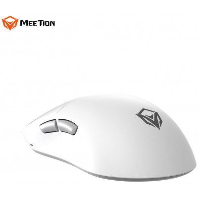 Мышь Meetion GW40 Pro White, Wireless, Оптическая, 7200DPI, 26000fps, 230mAh,6 Button,USB, 2.4GHz/BT