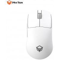 Мышь Meetion GW40 Pro White, Wireless, Оптическая, 7200DPI, 26000fps, 230mAh,6 Button,USB, 2.4GHz/BT