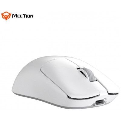 Мышь Meetion GW40 Pro White, Wireless, Оптическая, 7200DPI, 26000fps, 230mAh,6 Button,USB, 2.4GHz/BT