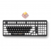 Клавиатура MCHOSE UT98-2, Black-White, Silent Peach V3 Switch, BT5.0/USB-C/2.4GHz, 10000mAh,