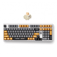 Клавиатура MCHOSE UT98-3, Brown-Grey, Icy Creamsicle Switch, BT5.0/USB-C/2.4GHz, 10000mAh,