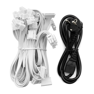 Блок питания GENIN GENPSU1000W White, 1000W, 120mm fan, 150*160*86mm, ATX 3.0