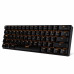 Клавиатура Royal Kludge RK61, mechanical, Red switch, 2,4/BT/cable, 61 keys EN/RU, Black