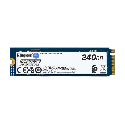 Твердотельный накопитель SSD 240 Gb, Kingston DC2000B, SEDC2000BYM8/240GB, M.2 PCIe Gen4 NVMe